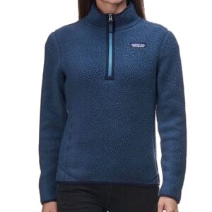 Patagonia Women’s Retro Pile Fleece 1/4 Zip Pullover Jacket